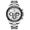 Steel Silver White